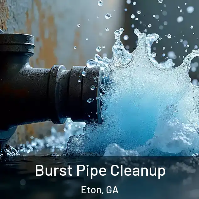  Burst Pipe Cleanup Eton, GA
