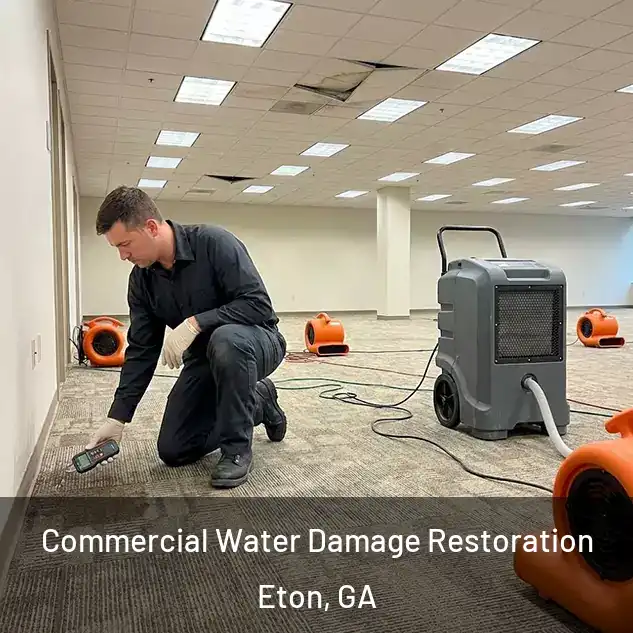  Commercial Water Damage Restoration Eton, GA