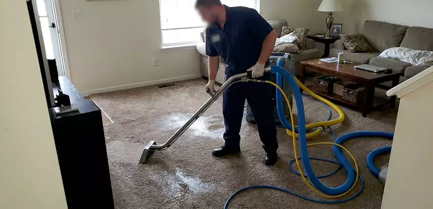 Flooded Basement Carpet Cleanup Eton 