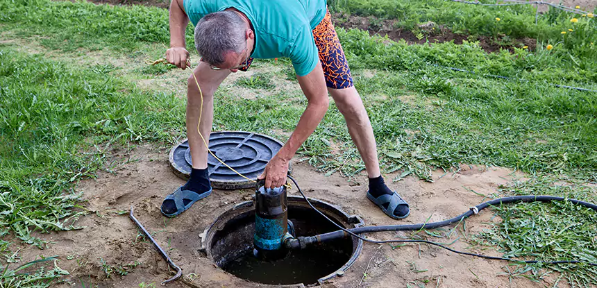 Outdoor Sewage Cleanup in Eton