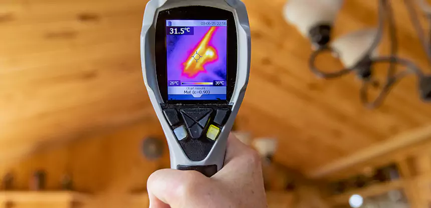 Infrared Camera Roof Leak Detection in Eton