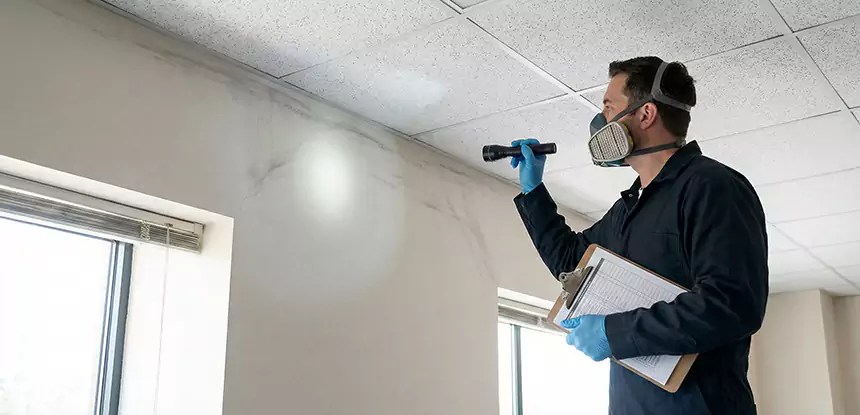 Ceiling Water Damage Inspection in Eton