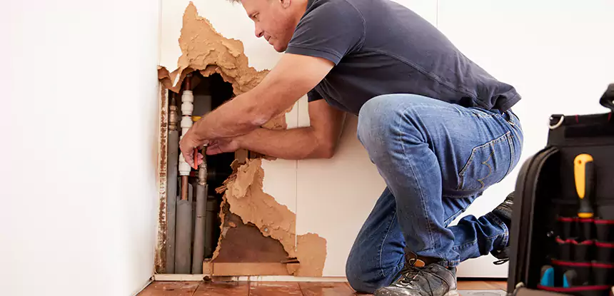 Broken Pipe Water Damage Repair in Eton
