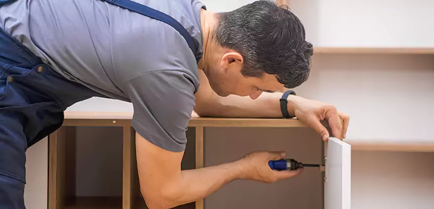Water Damaged Cabinet Repair in Eton