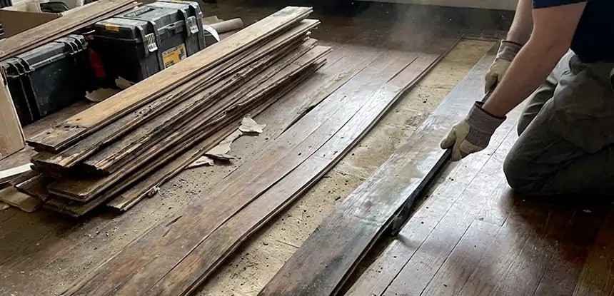 Wood Veneer Water Damage Repair Eton